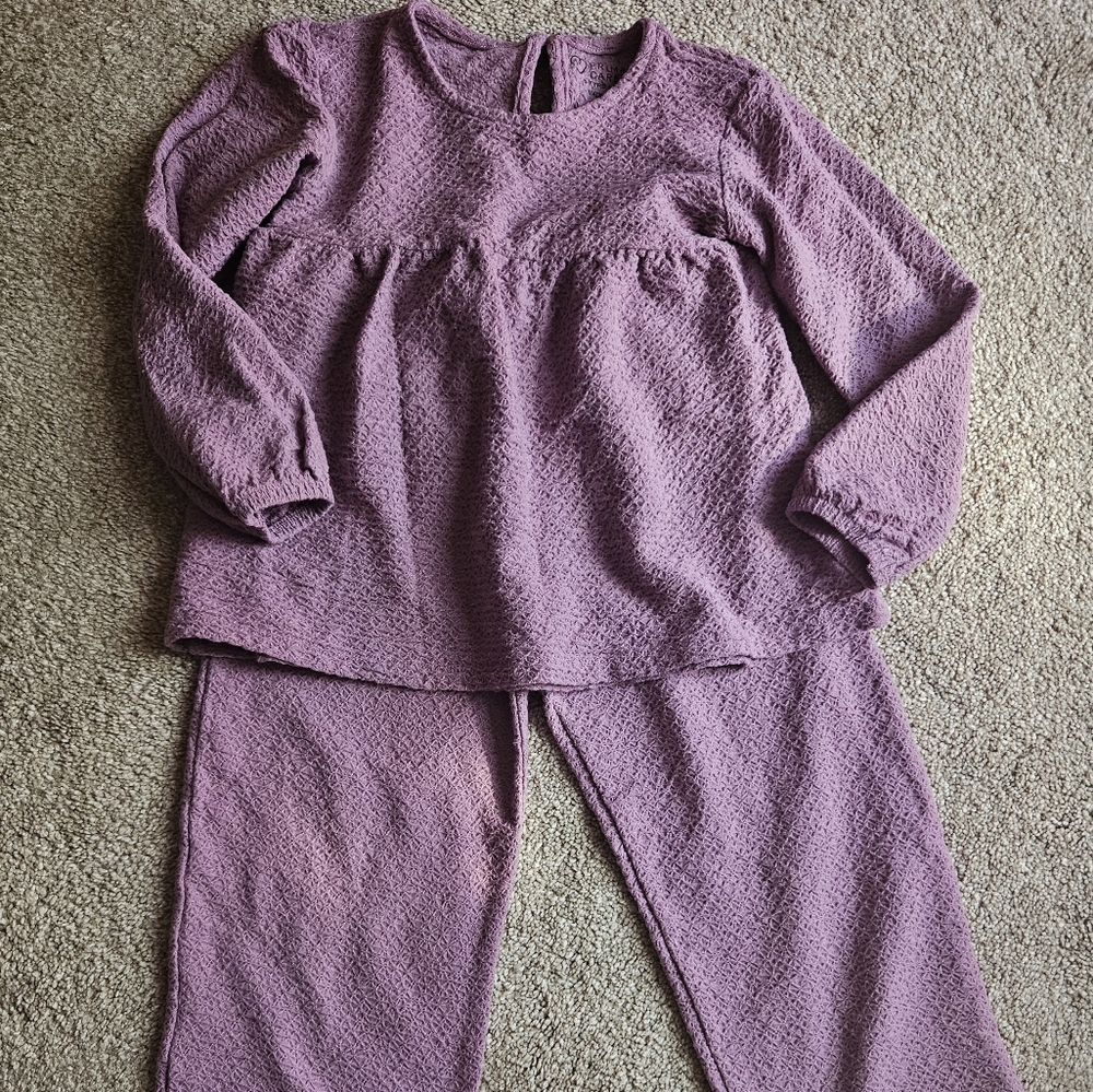 Primark Mauve Kids Pajama Set